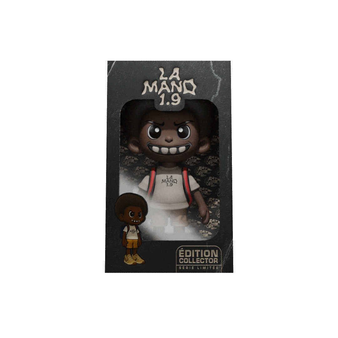 PACK VINYLE (ÉDITION R.A.T POP) + PELUCHE LA MANO 1.9