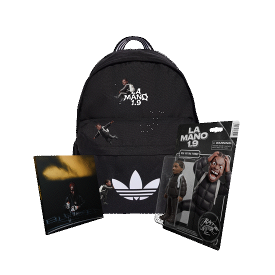 PACK SAC ADIDAS NOIR + CD + CLÉ USB FIGURINE "BLESSED" [Inclus le single "Comme d'habitude" en exclusivité USB]